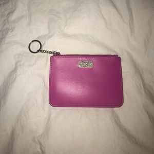 Kate Spade Pink wallet with keychain